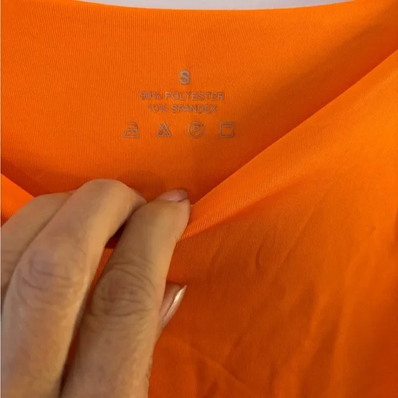 Amazon Orange Bodysuit Sz Small New - Picture 4 of 6